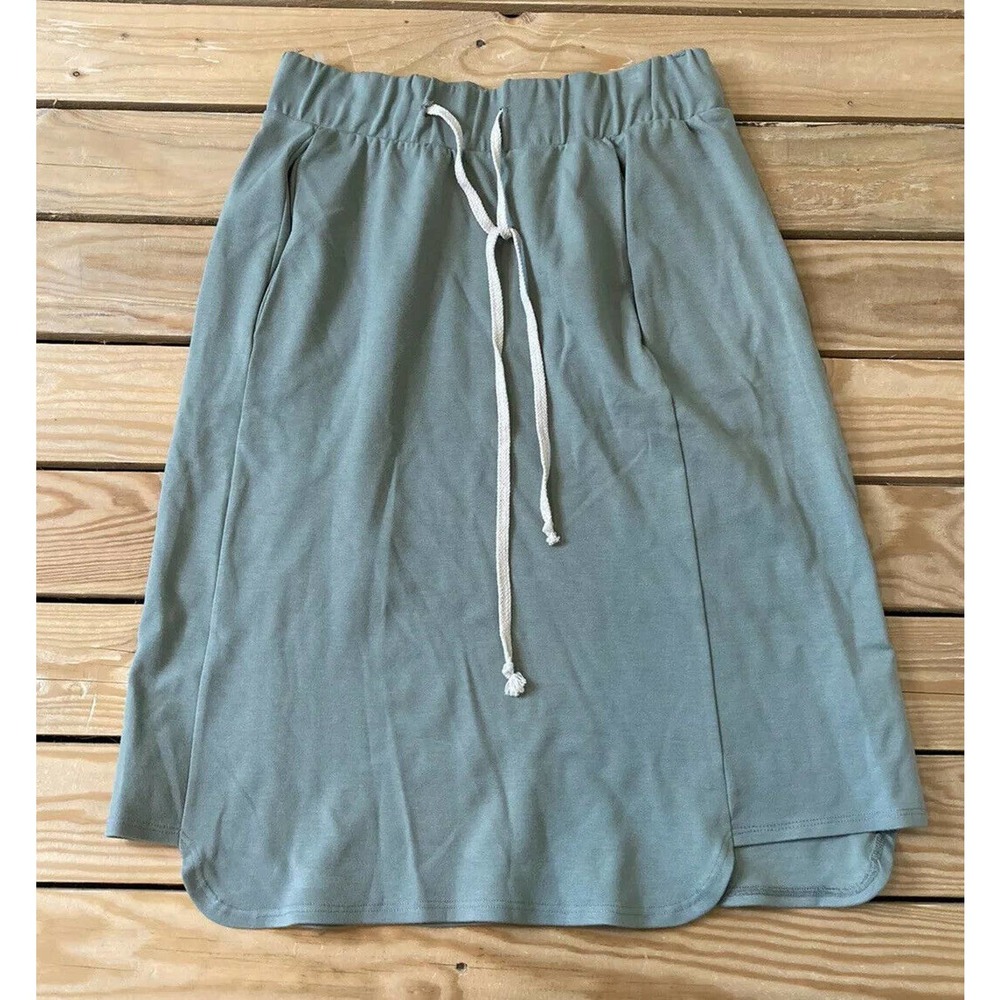 EMBERLEY Jersey Stretchy Knee Length Skirt Small